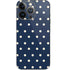 Blue and Cream Polka Dots iPhone 14 Pro Skin